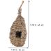 Buy Besportble Oval Bird Nest - Hanging Bird Cage for Outdoor Use Straw Braided Pet Bed for Birds - Buy Online on GoSupps.com