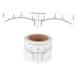 HAPINARY 50pcs Leveling Eyebrow Ruler Eyebrow Line for Measurement Marker Eyebrow Ruler