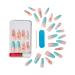 KISS False Nails Kit - X-Long Coffin Shape Gel Fantasy Nails | Color Changing Accent & Long-Lasting | Ready to Wear with Glue Included - Buy Online on GoSupps.com