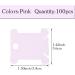 100 Pcs Pink Plastic Floss Bobbins for Cross Stitch Embroidery & Sewing Thread Organizer - Buy Online on GoSupps.com