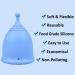SHORDY Menstrual Cup (Small) - Eco-Friendly Soft & Flexible Up to 12 Hours of Comfort | Copa Menstrual Kit for Women - Buy Online Internationally - Buy Online on GoSupps.com