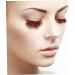 2 Pairs False Eyelashes Fake Eyelashe Spotted False Eyelashes False Eye Lashes Orange Party Lashes Costume Lashes Nativity Costumes Synthetic Eye Lashes Halloween Extend 5x3cm Orange - Buy Online on GoSupps.com