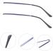 Goohochy Glasses Legs Replacement - Hinges for Glasses Frames Rubber Dolls & Metal Tips - Perfect 14x3cm Accessories for Women & Men - Buy Online on GoSupps.com