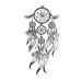 SanerLian Dream Catcher Temporary Tattoo Sticker Set of 12 (SF134) | Feather Wings Design | Waterproof | Shoulder Back Arm Hand | Men Women Adult | 10.5X6cm - Buy Online on GoSupps.com