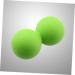 Buy BUIFULSIC Double Lacrosse Full Body Massage Device - Foot & Peanut Foam Massage Balls for Deep Relief - Green - Buy Online on GoSupps.com
