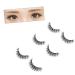 FOMIYES 3 Pairs Fake Eyelash Long Thick Eyelashes False Eyelash Fake Lashes Natural Eyelashes Cross - Buy Online on GoSupps.com