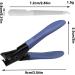 Nail Clippers for Thick Nails Wide Jaw Nail Cutter Toe Nail Clippers with Nail File Ultra Sharp Curved Splash Proof Trimmer for Adults Men Women Seniors Blue - Buy Online on GoSupps.com