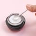 Round Metal Nectar Spoon - Golden Cream Scoop & Cosmetic Mask Stirring Spoon for Beauty & Skincare - Buy Online on GoSupps.com