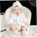 Buy Apofly Baby Bathrobe & Toddler Towel | Newborn Photography Props | White Costume Set (0-3m) - Buy Online on GoSupps.com