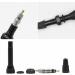 Shop Sioppkik 2-Piece Village Bicycle Tubeless Presta Aluminum Alloy Valve - 54mm for Street & MTB Tires - Black - Buy Online on GoSupps.com