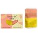 Bellody Minis - Small Mini Hair tie for stylish braided hairstyles & small braids (20 pieces - orange/yellow) - Women's hair ties in different colors