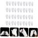 16 Pairs White Cotton Gloves Tool Gloves Black Cotton Gloves Warm Gloves Cotton Inspection Gloves Ladies Mittens Polishing Gloves Industrial Gloves Soft Jewelry Work - Buy Online on GoSupps.com