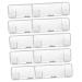Minkissy Travel Razor Storage Box - 40 Stk Portable Shaver Bag Case for Safety Razor - Reusable Transparent Plastic 14.7x5.7cm - Ideal for International Shipping - Buy Online on GoSupps.com