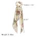 Lureme Bowknot Hair Scrunchies Silk Satin Scarf Hair Ties - Floral & Leopard Pattern Ponytail Holder for Women | Accessories Ropes (hb000003-2) - Buy Online on GoSupps.com