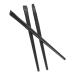 Baluue 3pcs Eyeliner Brush Eyebrow Brush Makeup Make up Brush Eyeliner Tool Plastic Handle Black