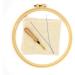 DIY Punch Needle Embroidery Kit: Nordic Plant Leaf Design, Stamped Pattern, Yarn, Instruction, Hoop & Wooden Handle Needle Pen - Starter Craft Kit - Buy Online on GoSupps.com