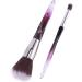 Beifenl Purple Fiber Bright Transparent Crystal Diamond Makeup Brush Blush Foundation Eye Shadow Brush - Buy Online on GoSupps.com