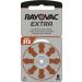 80 x RAYOVAC Extra hearing aid batteries type 312 - PR41 - colour code brown 1.45 volts - 80 pieces (10 x 8 batteries)