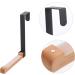 Baluue Hanger Hooks Door Hook Hanging Coat Mounted Coat Hooks Wall Mounted Towel Hangers Behind Door Hanger Outdoor Light Hooks 17.5X16CM Black - Buy Online on GoSupps.com