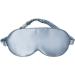Yunchi 100% Silk Sleeping Mask for Women & Men | Bio Satin Eye Mask - 19 Momme Pure Mulberry Fabric | Comfortable Sleep Blindfold - Baby Blue - Buy Online on GoSupps.com
