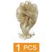 PrinFantasy Messy Hair Bun Chignon Synthetic Extension - Wavy Donut Updo Scrunchy Curly Hairpiece (GBFQ010) - One Size - Buy Online on GoSupps.com