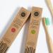 Irisana Children s Bamboo Toothbrush Pack of 4 - Vegan Activated Carbon Double Bristle - Pink - Eco-Friendly Kids' Oral Care - Buy Online on GoSupps.com