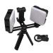 RKXKJ LED toothed light multifunctional photography support brightness adjustment around 360 rotatable field of vision even lighting for dentist treatment hospital