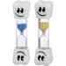 Rhode Island Novelty Smile Tooth Sand Timers - 2 Minute Assorted Colors (2 Pack) - Buy Online on GoSupps.com