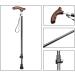 Elderly Crutches Lightweight Telescopic Stick Non-Slip Walking Stick with Solid Wood Handle Crutches Hello Independence - Buy Online on GoSupps.com