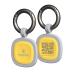 Pawaii dog brand personalized dog brands and cat brands QR code Address pendant for dogs Dog day with dogs online profile noiseless and wear -resistant silicone dog tag name followers yellow