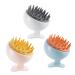 Skisuno 3st Silicon Shampoo brush Haircare brush hairbrush for the Salon Hairbrush Hairbrush Shampoo brush for the scalp W scher W scher Hair care Little shower head