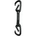 Fusion Climb 4-Pack 12cm Tactical Military Rescue Quickdraw Set with Contigua Straight Gate Black Carabiners - 12cm Quickdraws - Buy Online on GoSupps.com