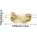 Retro Feather Shape Leaf Hair Slide Hairpin Celtic Knot Hair Stick Hair Barrette Metal Hair Stick Clips Hair Pin Hair Accessories for Women Girls - Buy Online on GoSupps.com