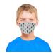 Yliquor 1PC Printed Cotton Facial Covering Washable Face Protection Breathable Cute Cartoon Face Bandanas Anti-Haze Dustproof for Kids (1 PC Q)