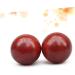 Minkissy Handmade Massage Roller Balls - 2PCS Chinese Style Stress Relief & Muscle Training - 5cm Red Fitness Massage Globe - Buy Online on GoSupps.com