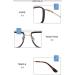 HELES Oversize Blue Light Blocking Reading Glasses | Anti-Reflection Eyeglasses | TR90 & Metal Frame | +3.75 Strength | International Shipping Available - Buy Online on GoSupps.com