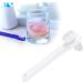 Exceart Double Prosthesis Cleaning Toothbrush - 2 Pack Durable & Portable Large Head Denture Care (White) - Buy Online on GoSupps.com