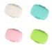4 Pack 8 Compartments Travel Pill Organizer Moisture-Proof Pill Case Portable Daily Pill Case for Daily Pill Case Medicine Vitamin Containe