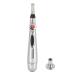 Agate electronic acupuncture pen body massage device for pain relief meridian energy pen for pain relief pulse massage device with 2 massage heads