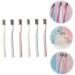 Ultechnovo 6ST Eco-Friendly Stiff Brush Toothbrushes | Sustainable Dental Care Tools | Frosted Cleaning Brushes for Adults - Buy Online on GoSupps.com