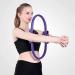 Shop Crazy Bean Fitness Resistance Ring - Double Handle Pilates Yoga Ring with Exercises - Padded Violet - Buy Online on GoSupps.com