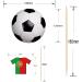 Portugal Football Party Food & Cupcakes Picks Decorations Toppers World Cup 2022 (pack of 14) - Buy Online on GoSupps.com