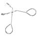 VINTORKY Partial Eyelash Curler Heated Eyelash Curlers Best Eyelash Curler Heated Lash Curler Volume Hair Clips for Women Lash Tool Miss Stainless Steel Precision Eyelash