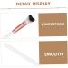 HONMEET Fish Tail Brush Blush Brush Nose Shadow Brush Women Makeup Brush Powder Makeup Brush Foundation Brush Brushes for Nose Makeup Brush for Nose Contour Cosmetic White Highlight Miss 18.50X1.00X1.00CM White - Buy Online on GoSupps.com