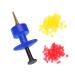 Fafeims Lightweight Micro Bait Elastic Rings Bait Clip Lures Fish Bait Pellet Bander Tool Fishing Terminal Tackle(Blue)