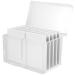 SOIMISS Bo te Faux Cils Transparente 10 Couches en Acrylique Blanc tui Organisateur Cosm tique Pratique pour Rangement et Protection de Faux Cils pour Maquillage et Voyage