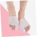 Gel Toe Separator - 1 Pair Toe Spacer for Ingrown Toenails & Big Toe Splint - White Eversion Support - Buy Online on GoSupps.com