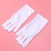 MAGICLULU 3 Pairs Half-Finger Gloves Manicure Glove Cotton Glove Nail Anti Uv Glove Silicone Ear Display Chinese Wooden Pillow Uv Shield Glove Anti-uv White - Buy Online on GoSupps.com