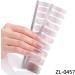 Gradient Full Nail Stickers Full Wrap Nail Stickers Self-Adhesive Nail Decal Strips For Nail Decorations ZL0465 - Buy Online on GoSupps.com