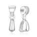20pcs Adabele Authentic 925 Sterling Silver Pendant Pinch Bail 13mm Clip Connector for Jewelry Making SS73-3 20 13mm
